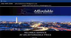 Desktop Screenshot of affordablesedanservice.com